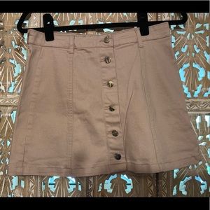 Forever 21 Pink Denim Skirt